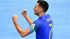 Ngược dòng nghẹt thở trước Ukraine, ĐT futsal Brazil vào chung kết World Cup